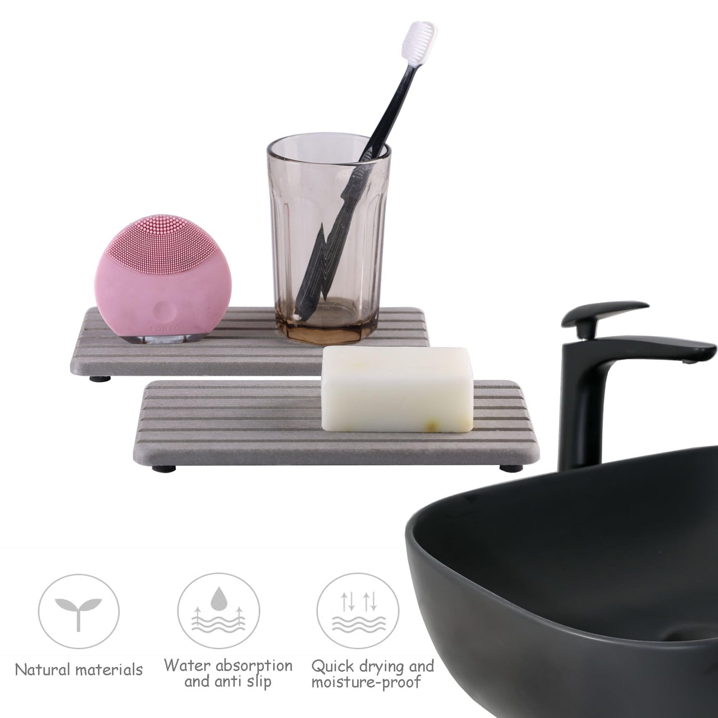 PIEDRAS ABSORVENTES, 2 PZS