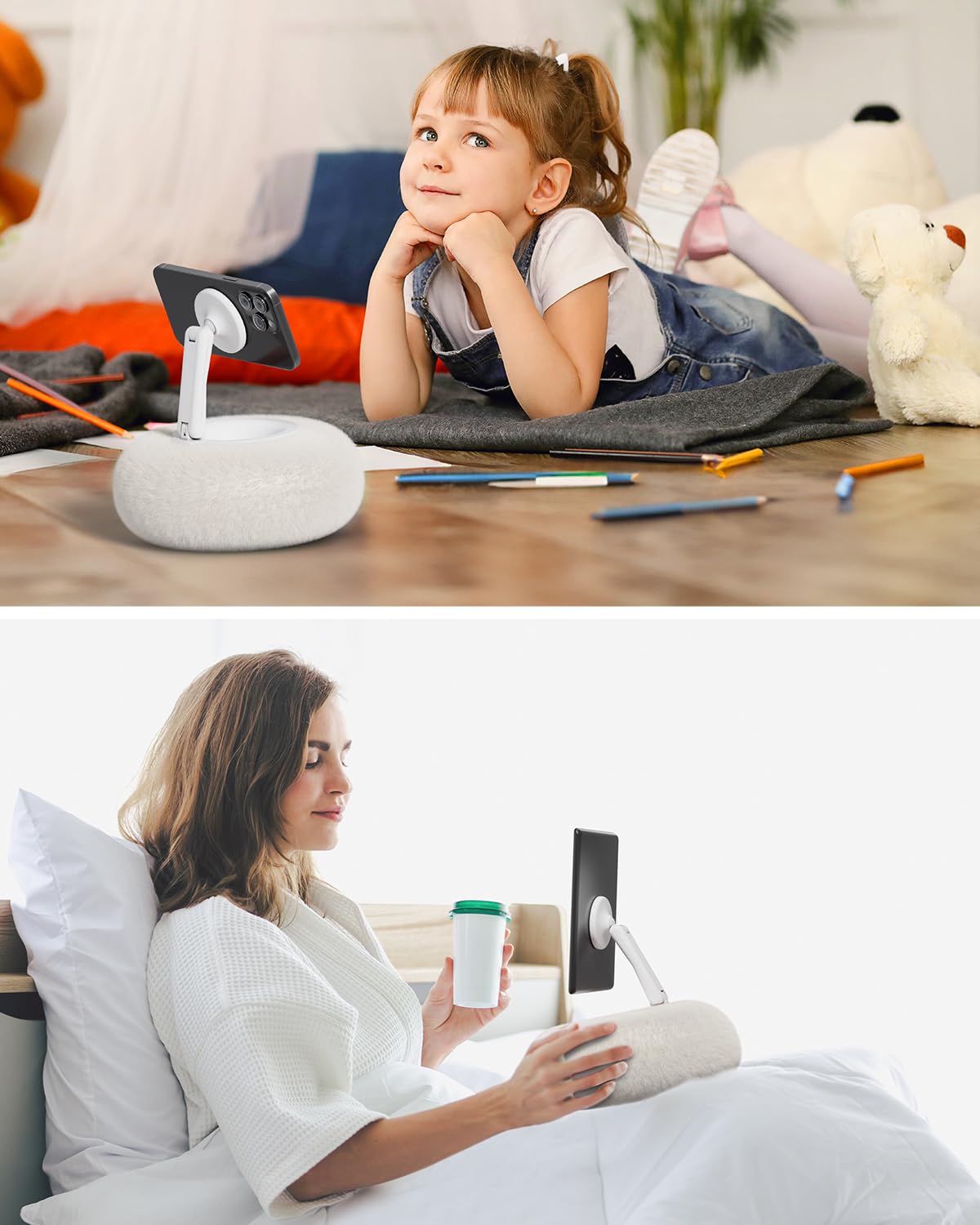 COJÍN SOPORTE PARA TELÉFONO MÓVIL