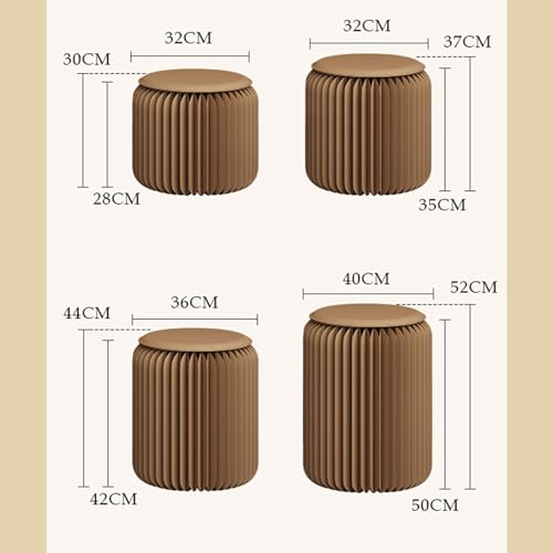 TABURETE PLEGABLE DE PAPEL