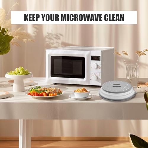🍽️ Tapa Protectora Plegable para Microondas