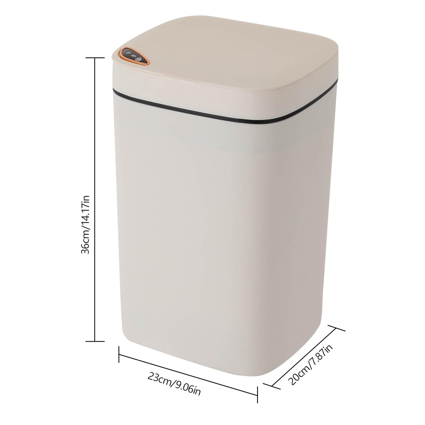 CUBO DE BASURA CON SENSOR