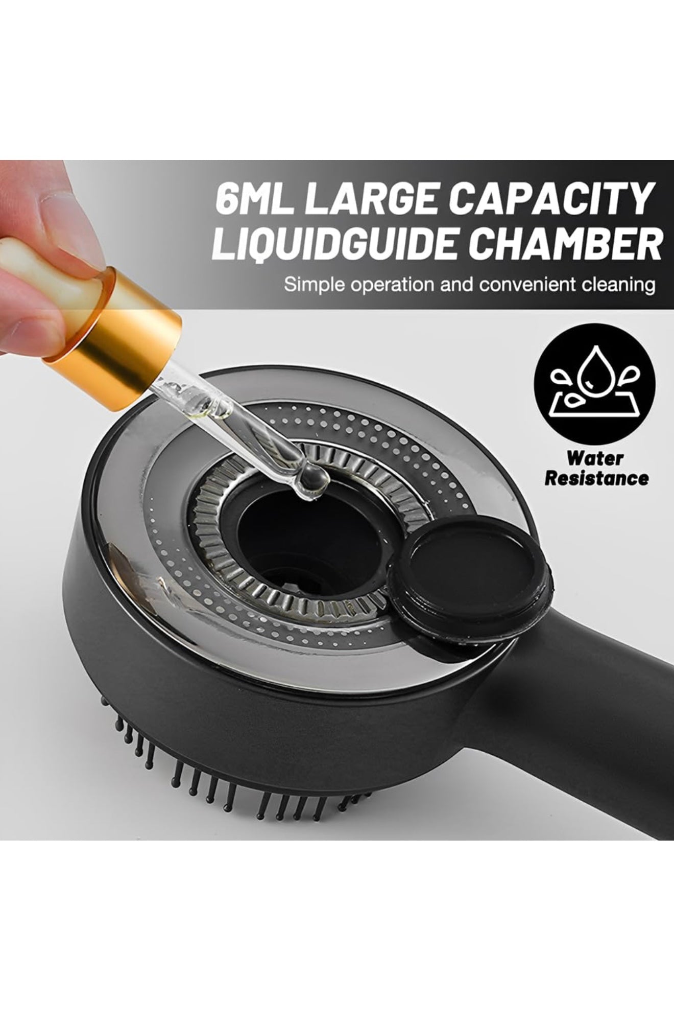 💆‍♀️🧠✨ Cepillo Masajeador Estimulante del Crecimiento Capilar 🌿💪🧴