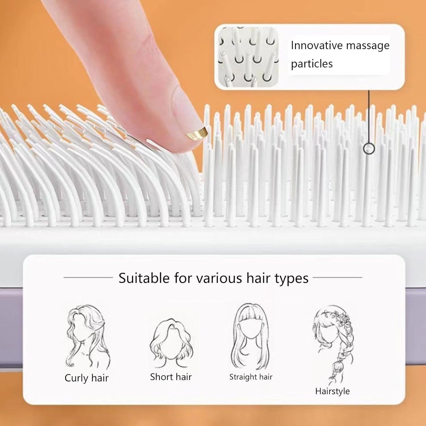 CEPILLO DE PELO AUTOLIMPIANTE