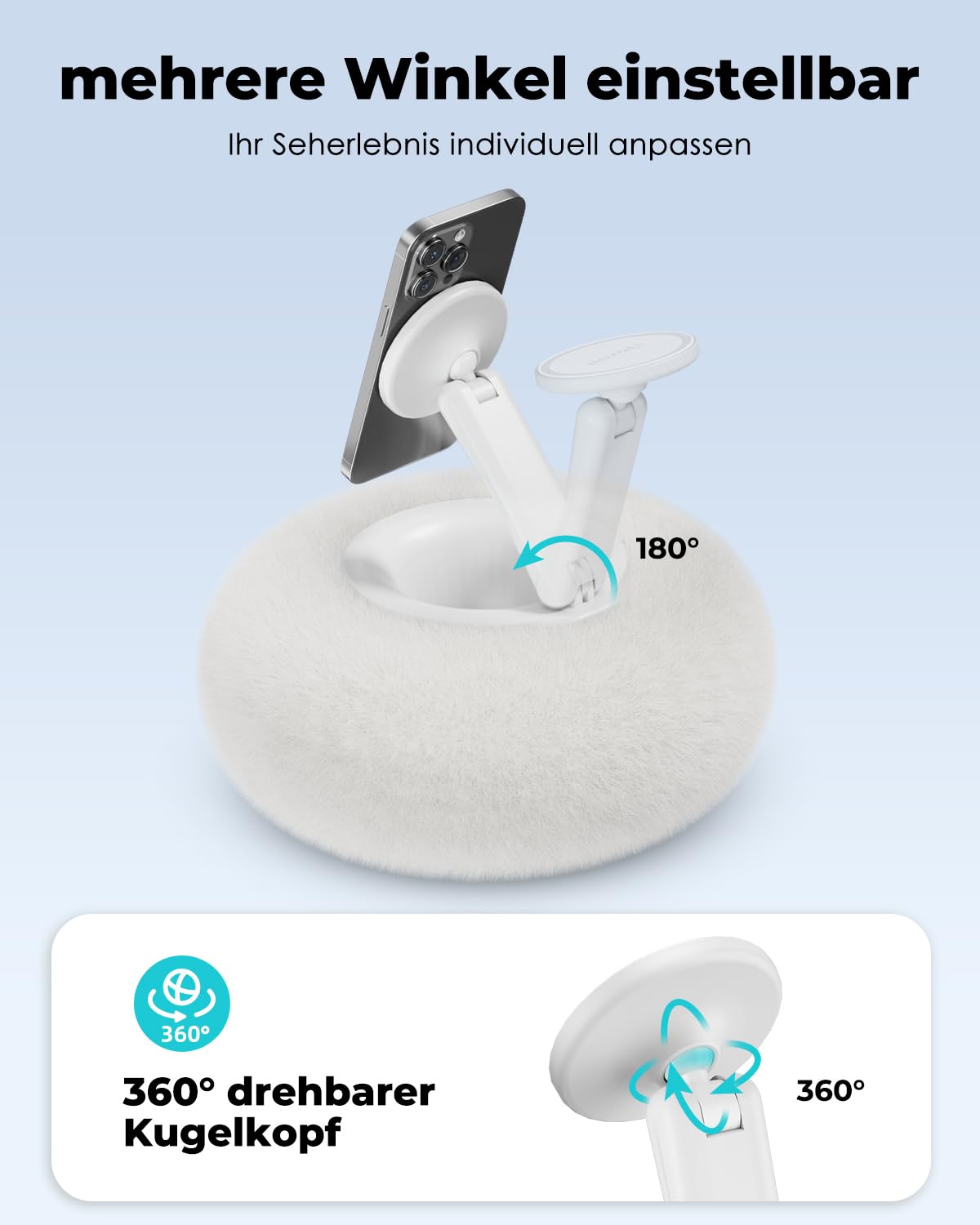 COJÍN SOPORTE PARA TELÉFONO MÓVIL