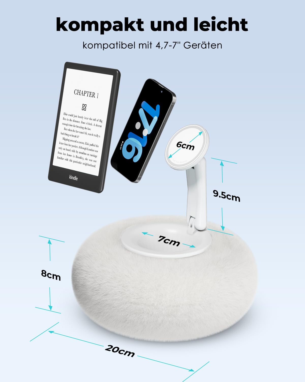 COJÍN SOPORTE PARA TELÉFONO MÓVIL