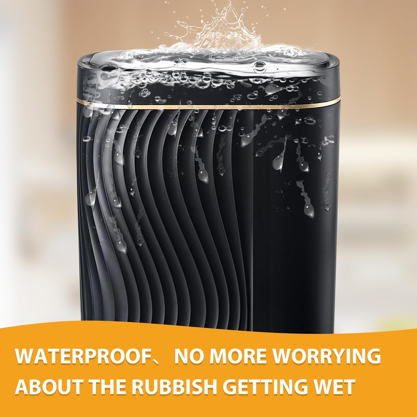 CUBO DE BASURA, NEGRO