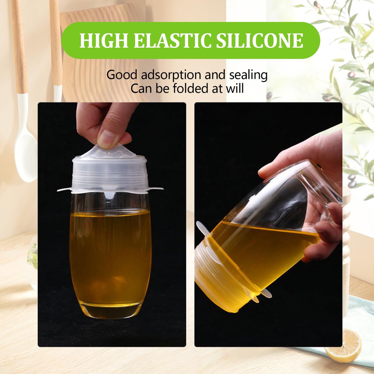 TAPAS DE SILICONA (18 PZS)