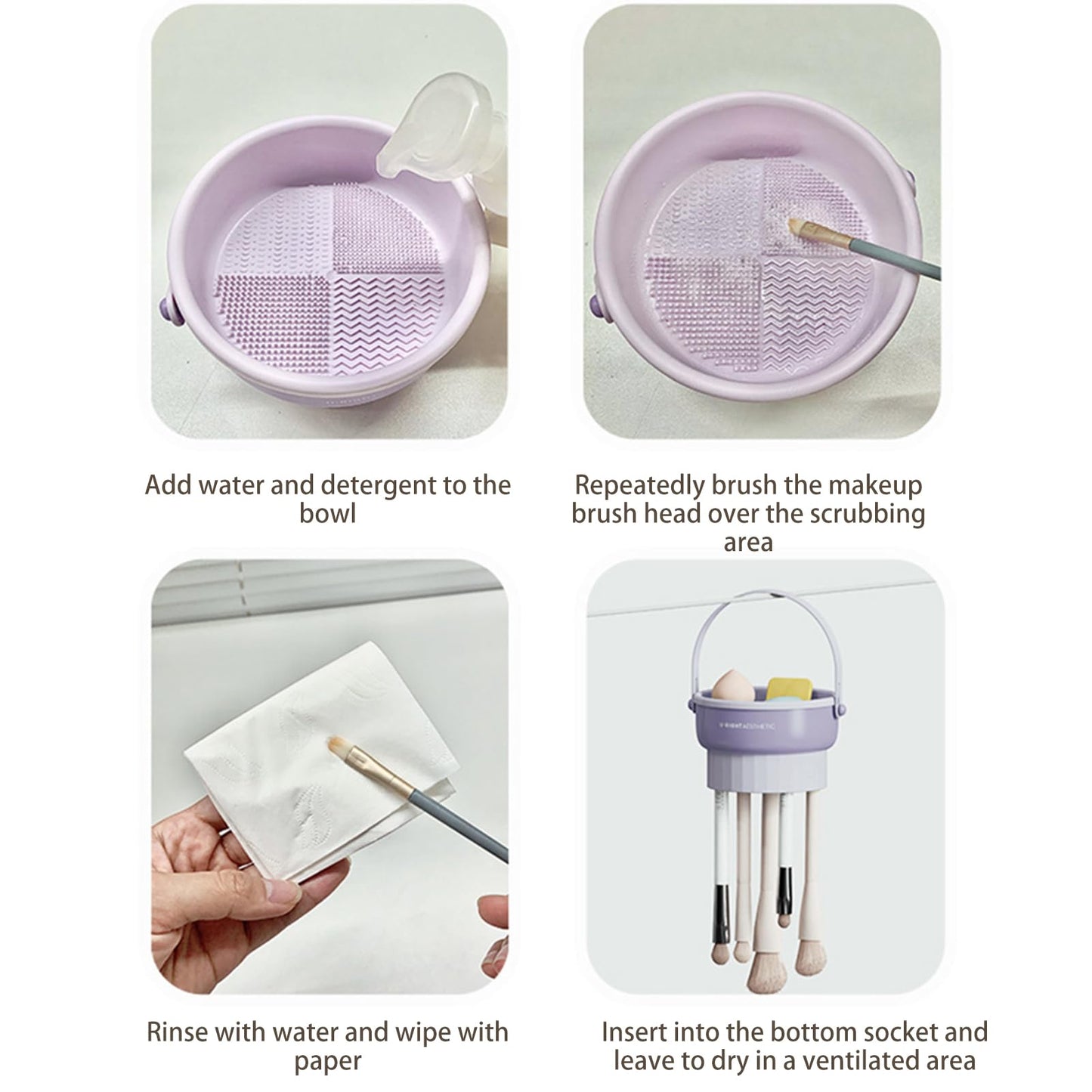 LIMPIADOR DE BROCHAS 3 EN 1