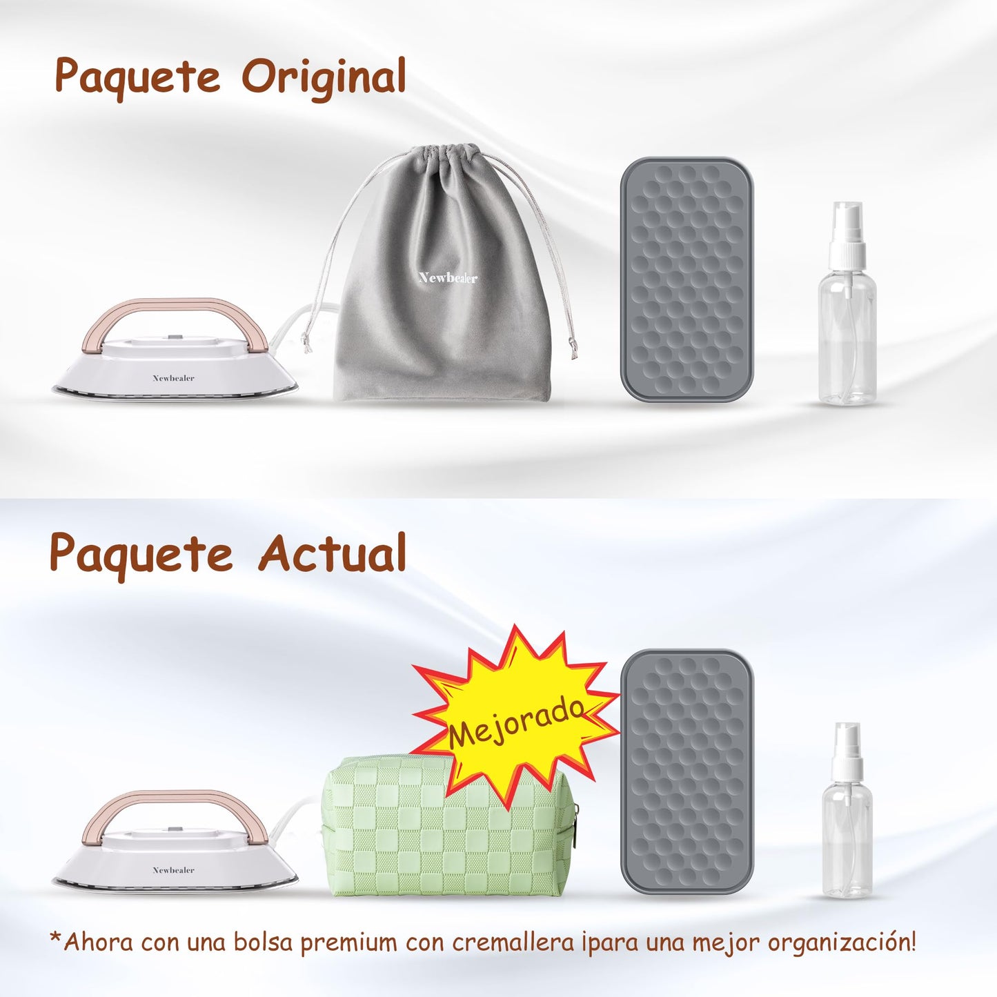 ✨🔥 Mini Plancha Portátil – Oro Compacta y Eficiente 🌍👚