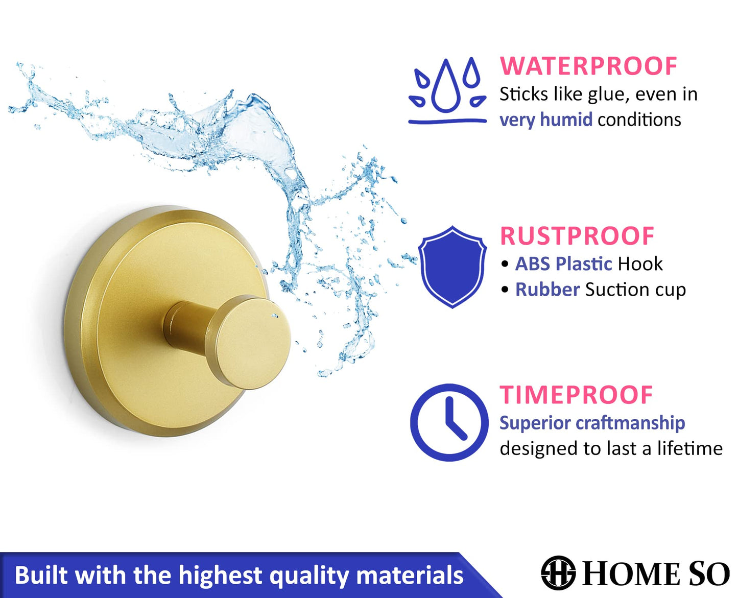 Ganchos con Ventosa de Alto Rendimiento