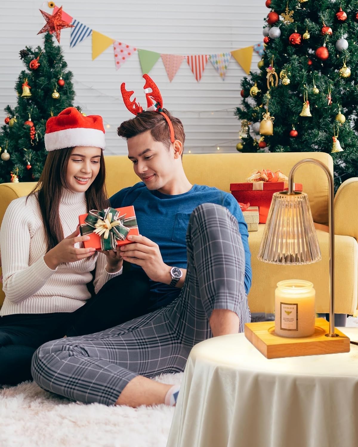 CALENTADOR DE VELAS Y LÁMPARA