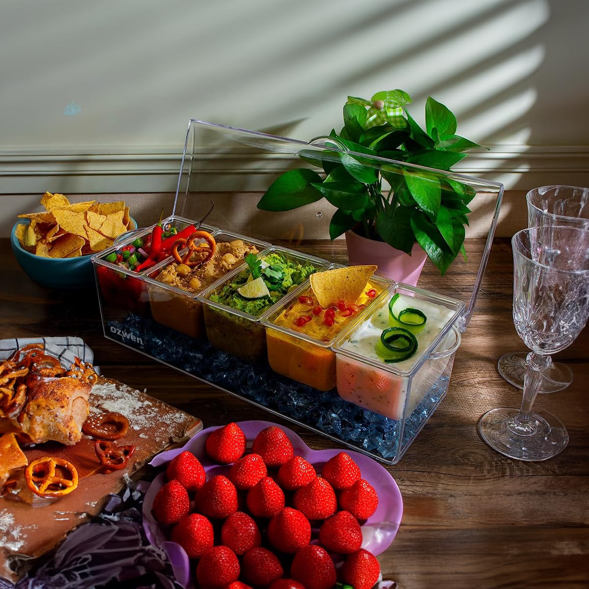 BANDEJA PARA SERVIR CONDIMENTOS