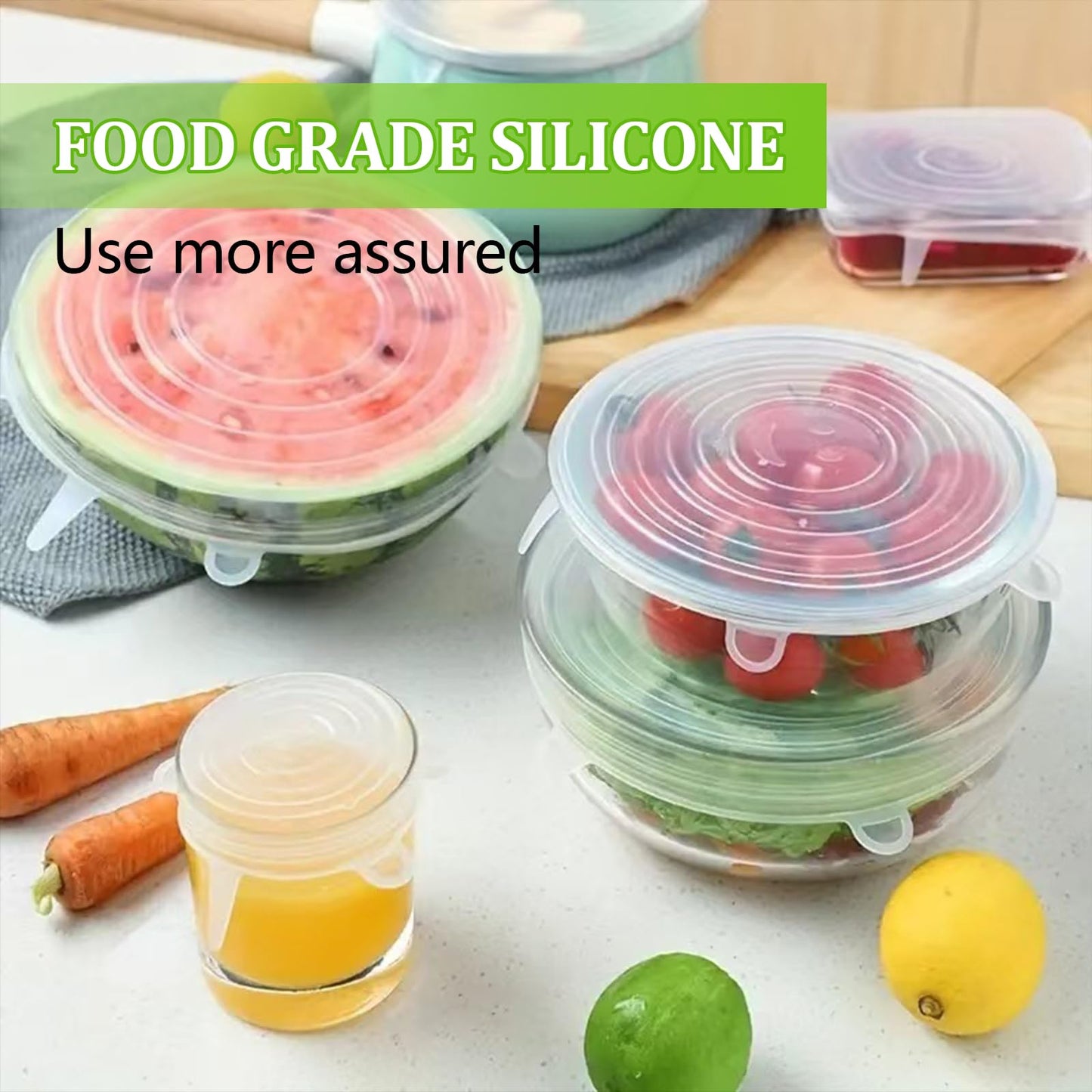 TAPAS DE SILICONA (18 PZS)