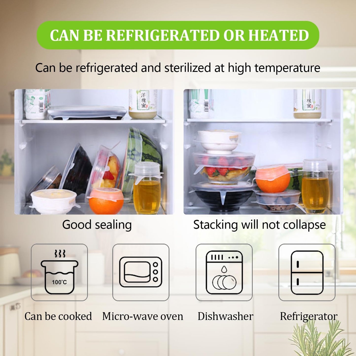 TAPAS DE SILICONA (18 PZS)