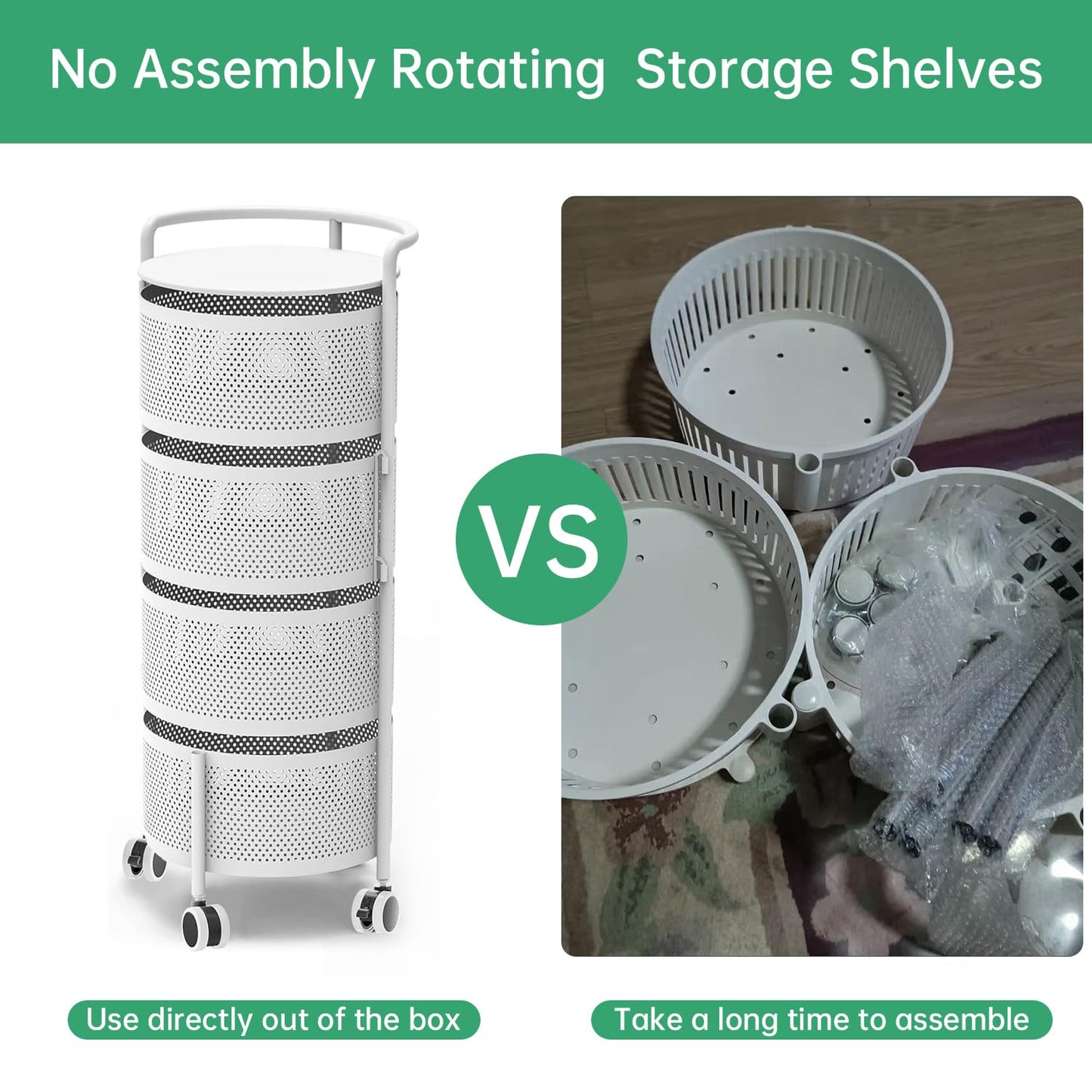 CARRITO DE ALMACENAMIENTO GIRATORIO