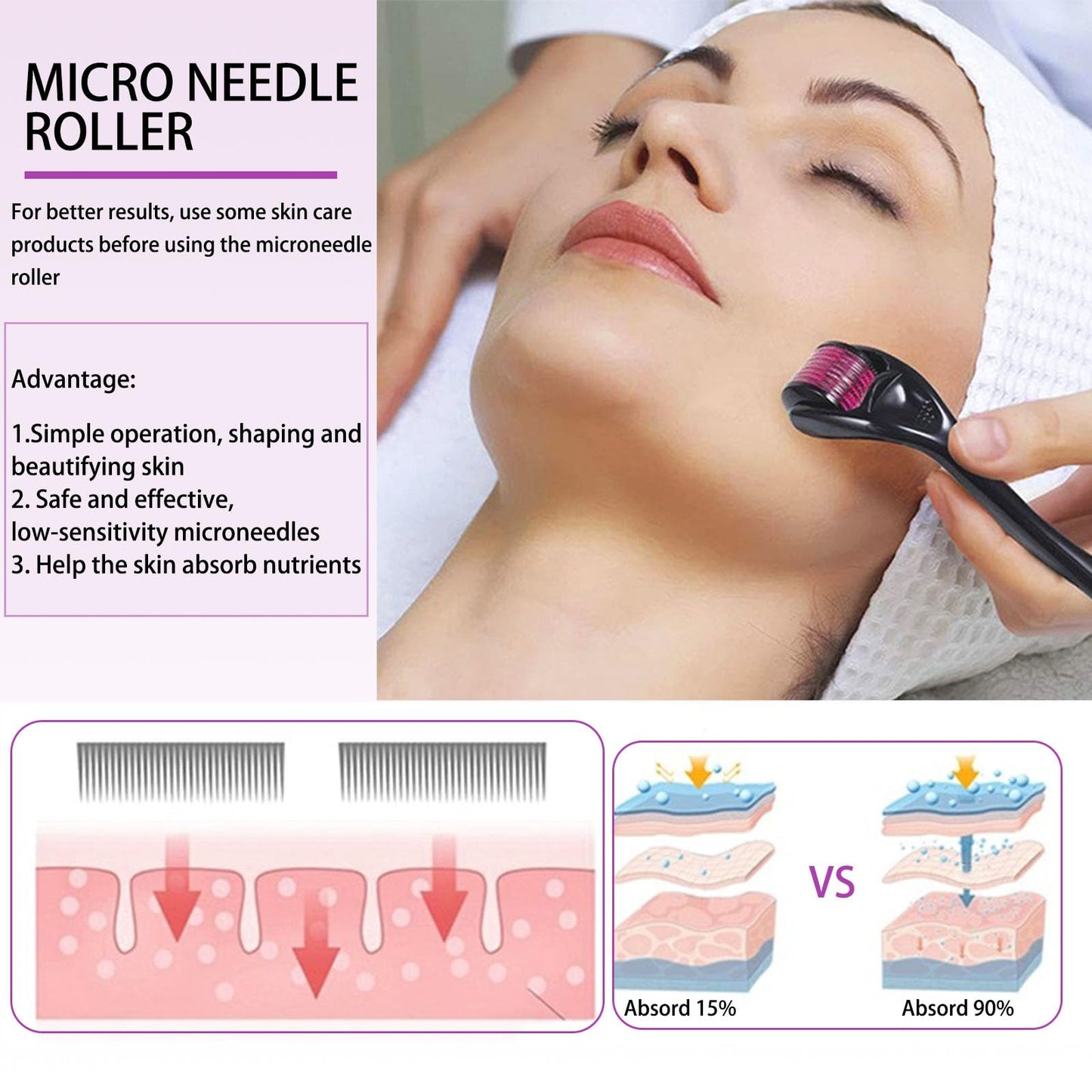 RODILLO PARA PROMOVER EL CRECIMIENTO DEL CABELLO