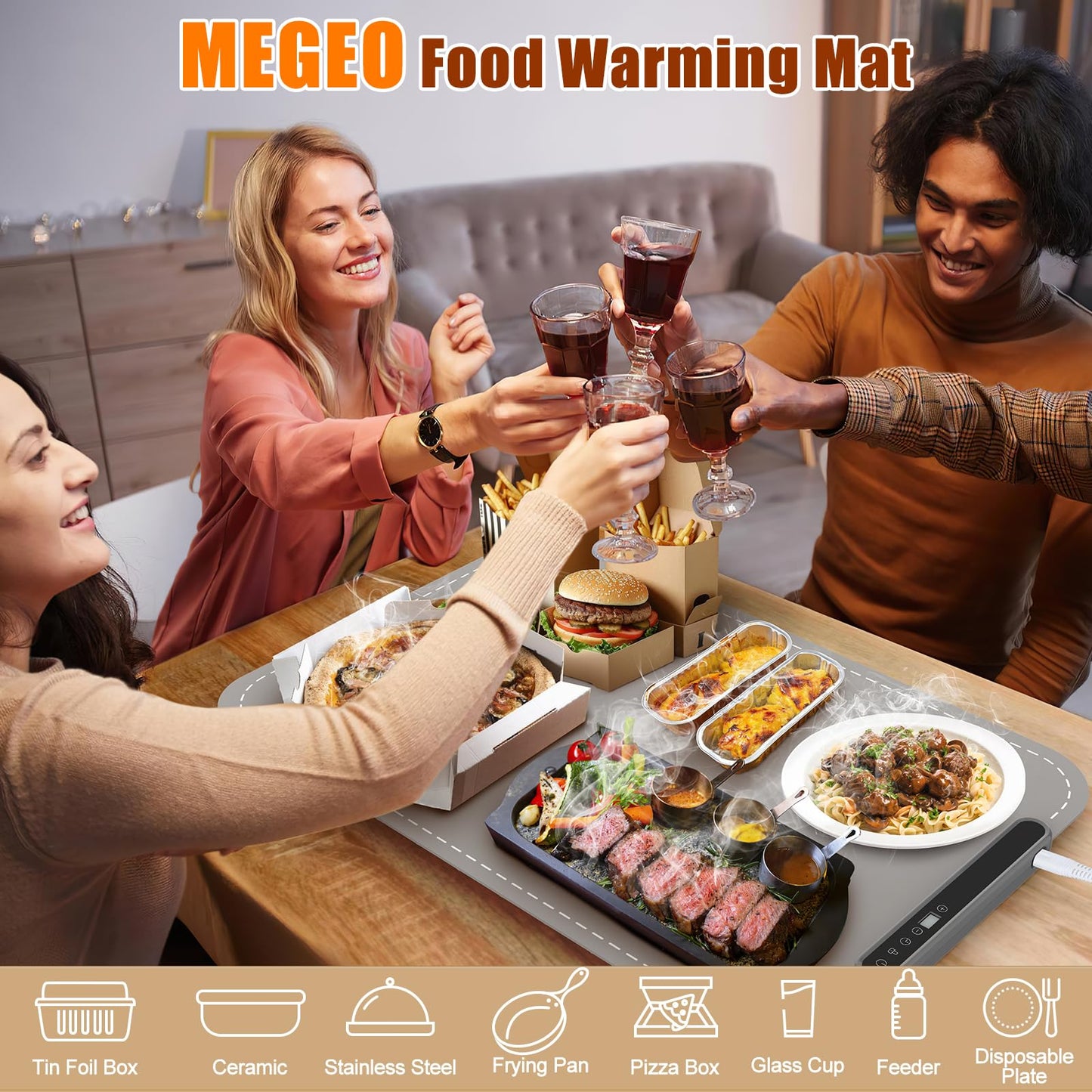 ALFOMBRILLA DE CALENTAMIENTO PARA ALIMENTOS