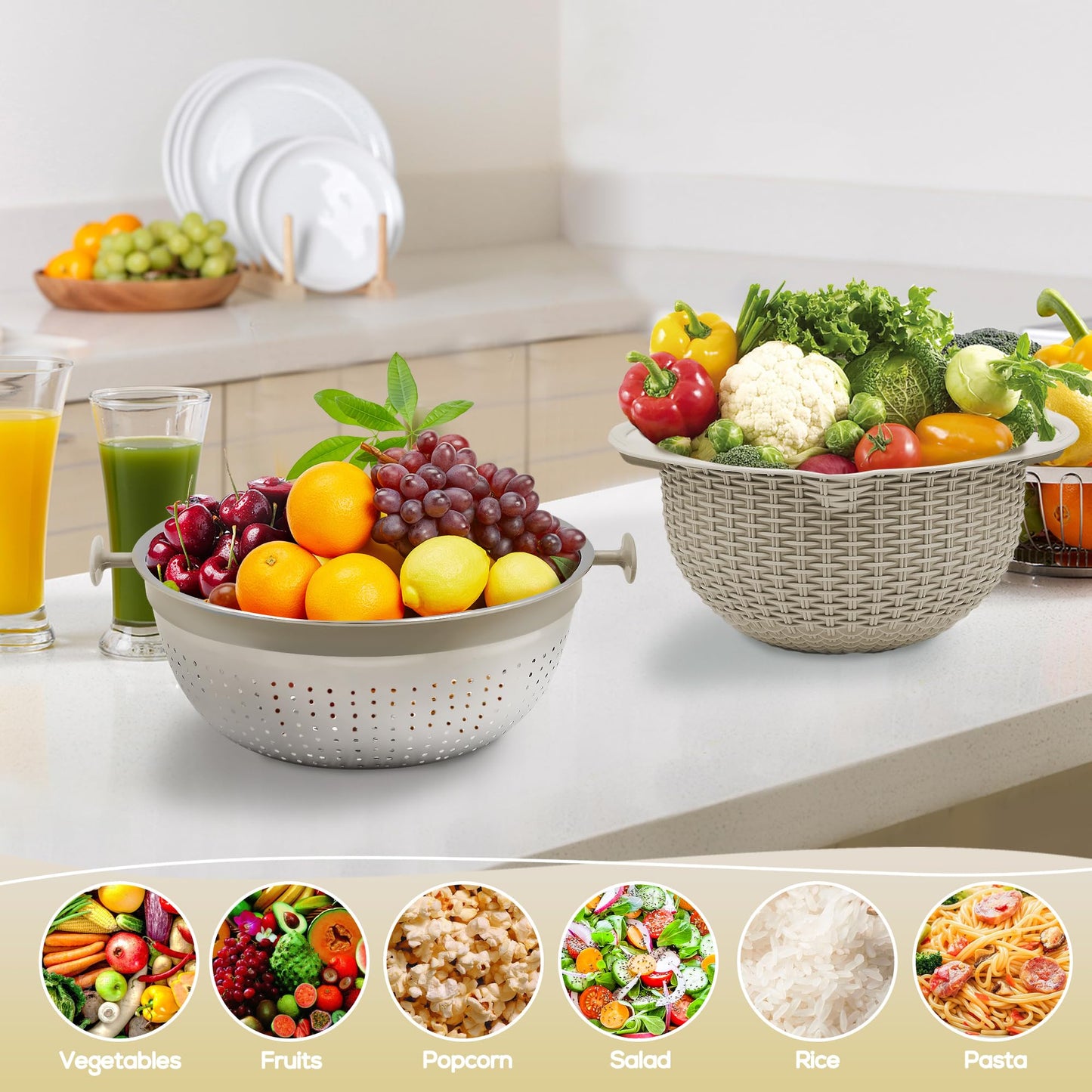 Juego de Filtro y Colador Multifuncional🥣✨